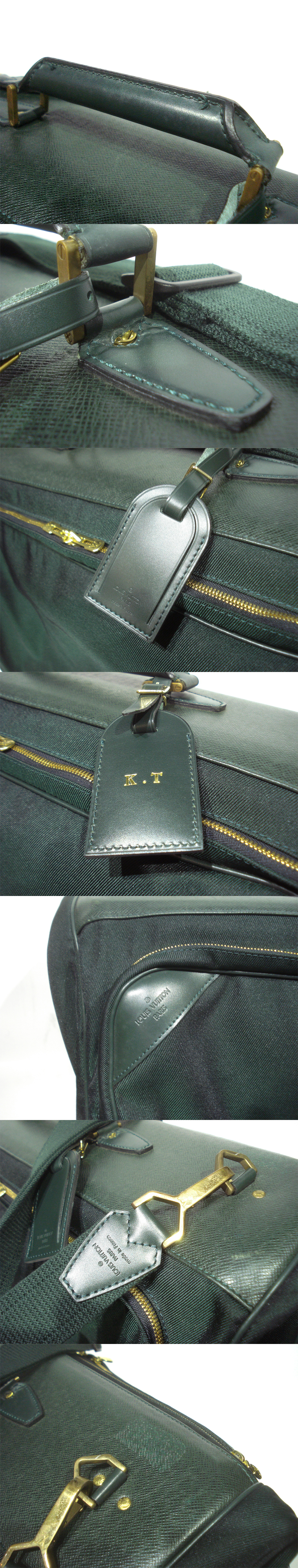 即納低価M30704 タイガ ポルタブル サンク サントレ 衣類 旅行 バッグ グリーン ハンガー付 タイガライン
